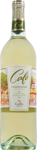 Gallo Family Vineyards Cafe Chardonnay California White Wine Perspective: front