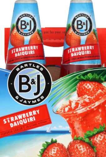 Bartles & Jaymes Strawberry Daiquiri Ready to Drink Cocktail Perspective: front