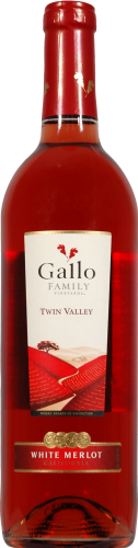 Gallo Family Vineyards Twin Valley White Merlot Perspective: front