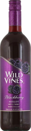 Wild Vines Strawberry White Zinfandel Wine 750ml 750 mL Foods Co