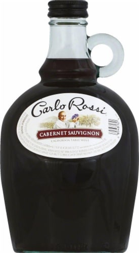 Carlo Rossi Cabernet Sauvignon Red Wine Perspective: front