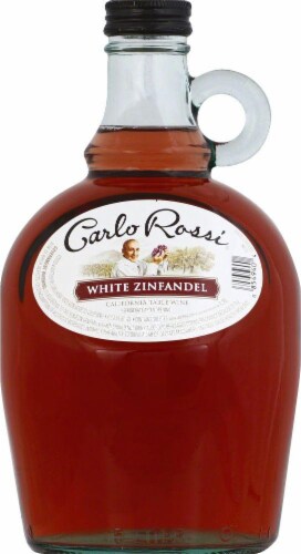 Carlo Rossi White Zinfandel California Wine Perspective: front