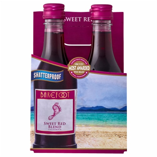 Barefoot Cellars Sweet Red California Wine Perspective: front