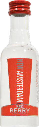 New Amsterdam Red Berry Flavored Vodka Perspective: front