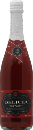 Delicia Red Velvet Flavored Hard Beverage Perspective: front