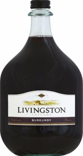 Livingston Cellars Burgundy California Red Wine Perspective: front