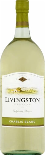 Livingston Cellars Chablis Blanc White Wine 1.5L Perspective: front
