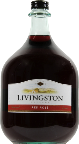 Livingston Cellars Red Rose California Wine Perspective: front