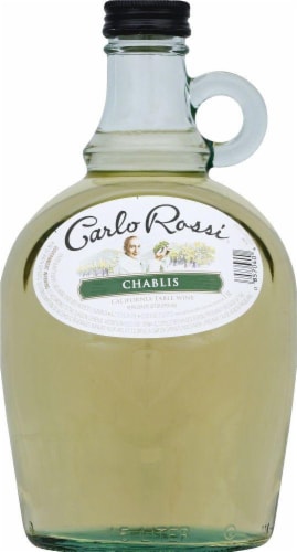 Carlo Rossi Chablis California White Wine Perspective: front