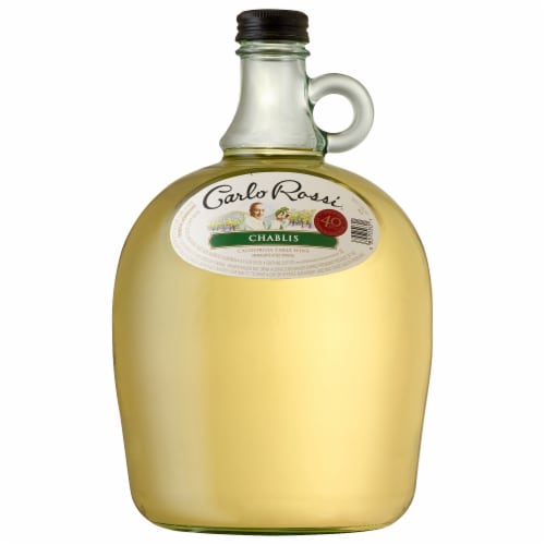 Carlo Rossi Chablis California White Wine Perspective: front