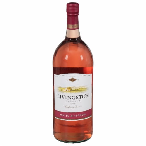 Livingston Cellars White Zinfandel California Rose Wine Perspective: front