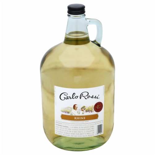 Carlo Rossi Rhine White Wine Perspective: front