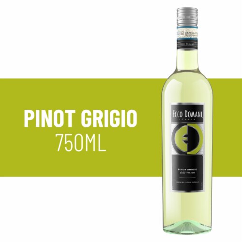Ecco Domani Pinot Grigio Italian White Wine Perspective: front
