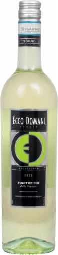 Ecco Domani Pinot Grigio Italian White Wine Perspective: front