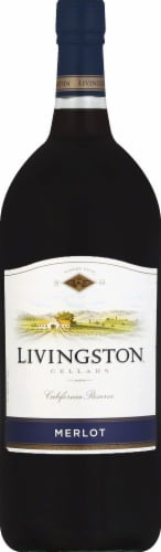 Livingston Cellars Merlot Red Wine 1.5L Perspective: front