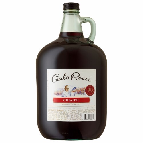 Carlo Rossi Chianti California Red Wine Perspective: front