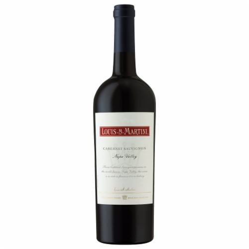 Louis M. Martini Napa Valley Cabernet Sauvignon Red Wine Perspective: front