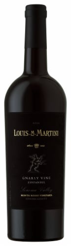 Louis M. Martini Gnarly Vines Zinfandel Monte Rosso Vineyard Red Wine Perspective: front