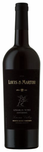 Louis M. Martini Gnarly Vines Zinfandel Monte Rosso Vineyard Red Wine Perspective: front