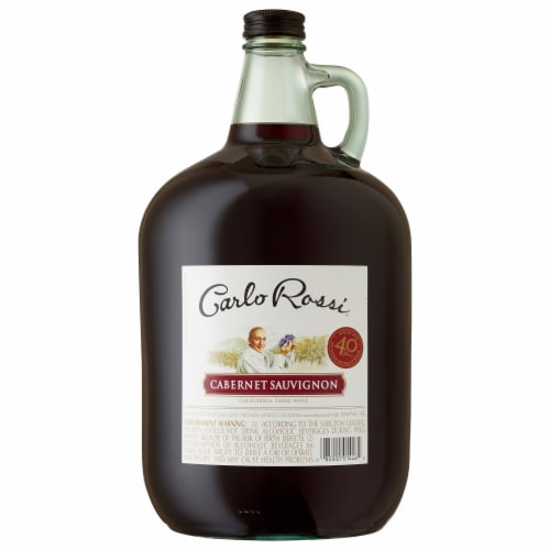 Carlo Rossi Cabernet Sauvignon Red Wine Perspective: front