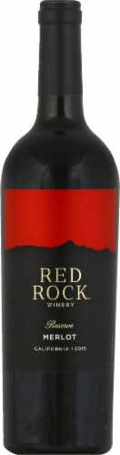 Red Rock Winery Merlot Red Wine Perspective: front