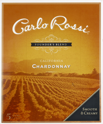 Carlo Rossi Chardonnay Box White Wine Perspective: front