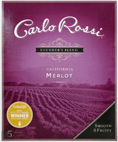 Carlo Rossi Merlot Box Red Wine Perspective: front