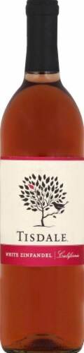 Tisdale Vineyards White Zinfandel Wine Perspective: front