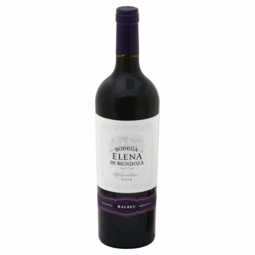 Bodega Elena De Mendoza Malbec Perspective: front