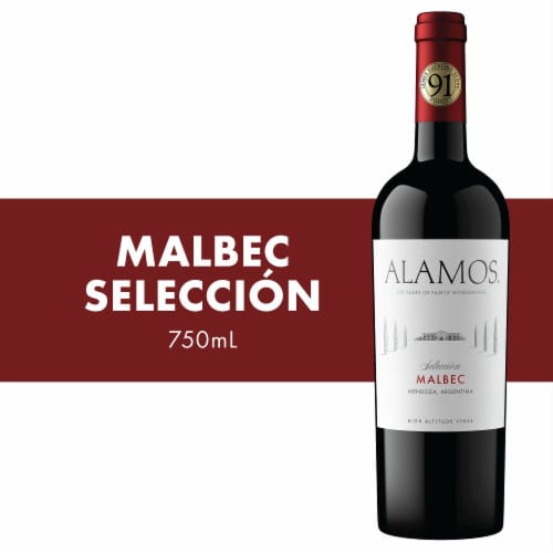 Alamos Seleccion Malbec Argentina Red Wine Perspective: front