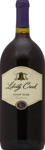 Liberty Creek Vineyards Pinot Noir California Red Wine Perspective: front