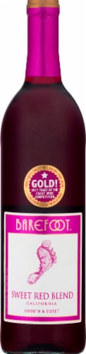 Barefoot Cellars Sweet Red California Wine Perspective: front
