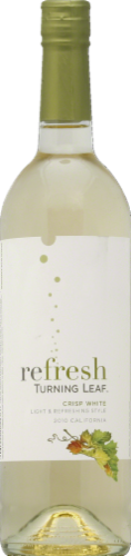 Turning Leaf Refresh Crisp California White Wine Perspective: front