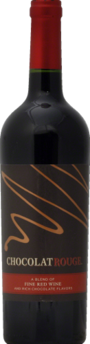 Chocolatrouge Fine Red Blend with Rich Chocolate Flavors Red Wine Perspective: front