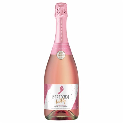 Barefoot Bubbly Pink Moscato Champagne Sparkling Wine 750ml