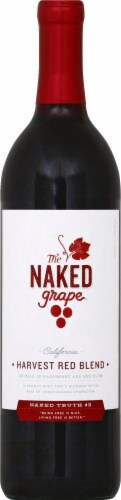 The Naked Grape Harvest Red Blend Red Wine 750ml Perspective: front