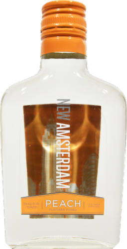 New Amsterdam Peach Flavored Vodka Perspective: front