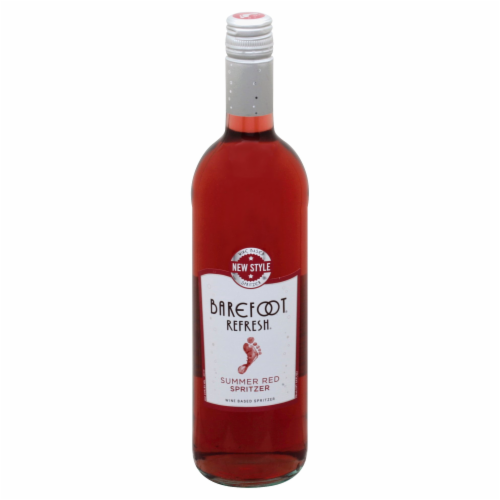 Barefoot Spritzer Summer Red Blend California Wine Perspective: front
