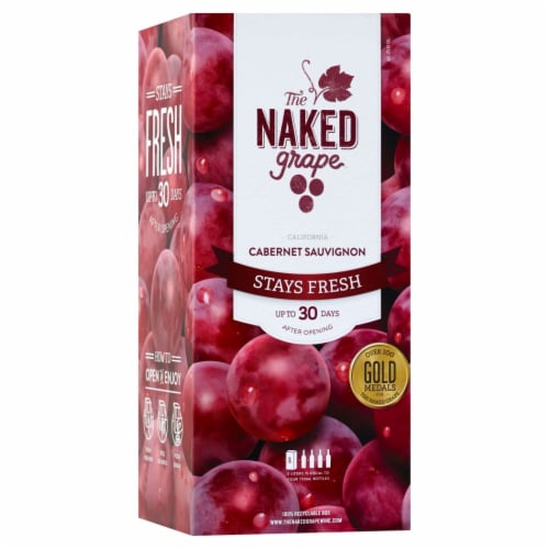 The Naked Grape Box Cabernet Sauvignon Box Wine 3L Perspective: front
