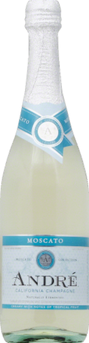 Andre Moscato Champagne California Sparkling Wine Perspective: front
