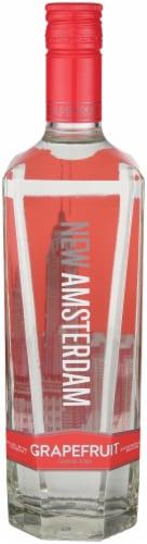 New Amsterdam Grapefruit Flavored Vodka Perspective: front
