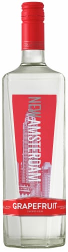 New Amsterdam Grapefruit Flavored Vodka Perspective: front