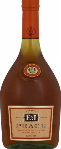 E&J Peach Flavored Brandy Perspective: front