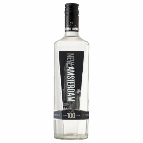 New Amsterdam 100 Proof Vodka Perspective: front