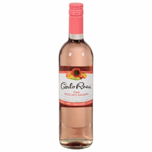 Carlo Rossi Pink Moscato Sangria California Wine Perspective: front
