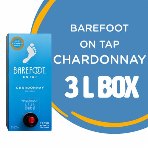 Barefoot Cellars On Tap Chardonnay White Wine 3L Box Wine