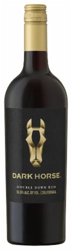 Dark Horse® Double Down Red Blend California Wine Perspective: front