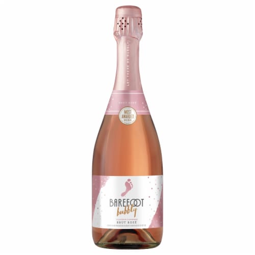 Barefoot Bubbly Brut Rose Champagne Sparkling Wine 750ml