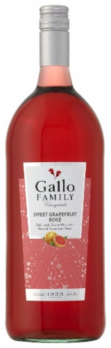 Gallo Family Vineyards Sweet Grapefruit Rose Wine Perspective: front