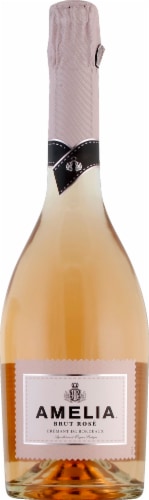 Amelia Cremant de Bordeaux Brut Rose Sparkling Wine 750ml Perspective: front